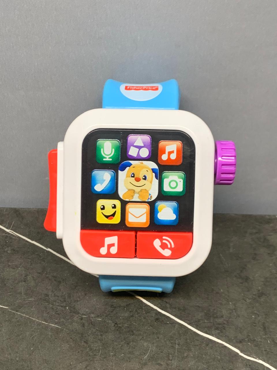 Fisher-Price Baby to Toddler Toy Laugh & Learn Time to Learn Smartwatch.