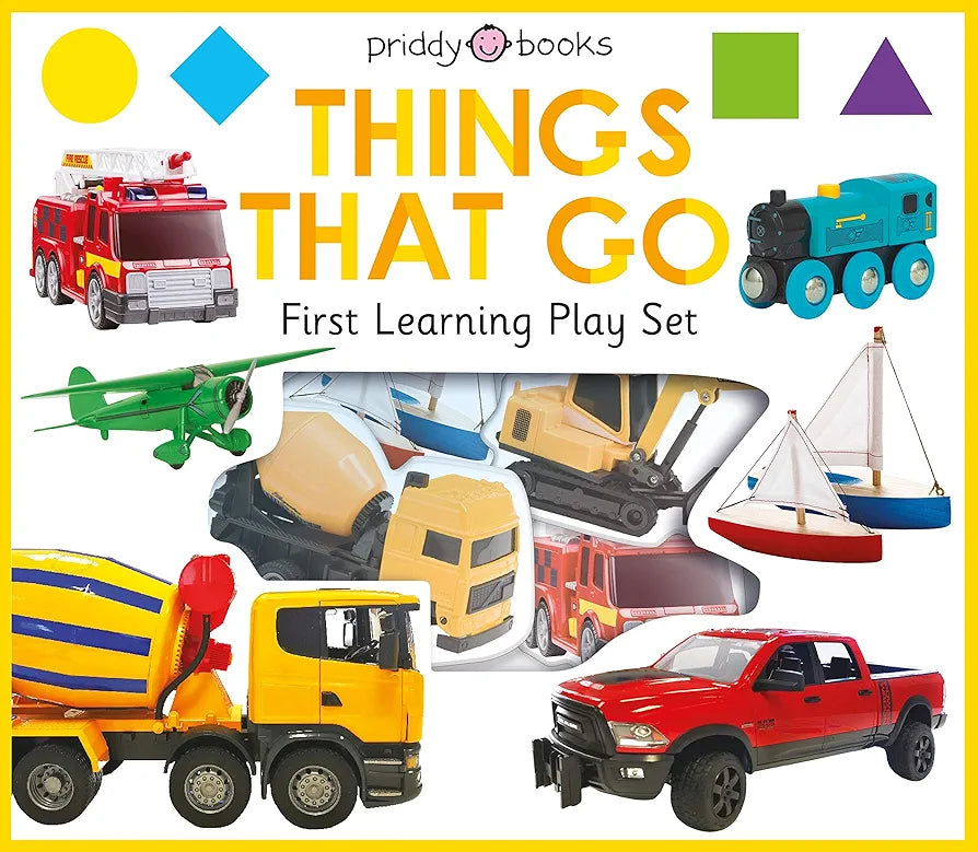 First Learning Play Set: Things That Go. (2 pieces missing)