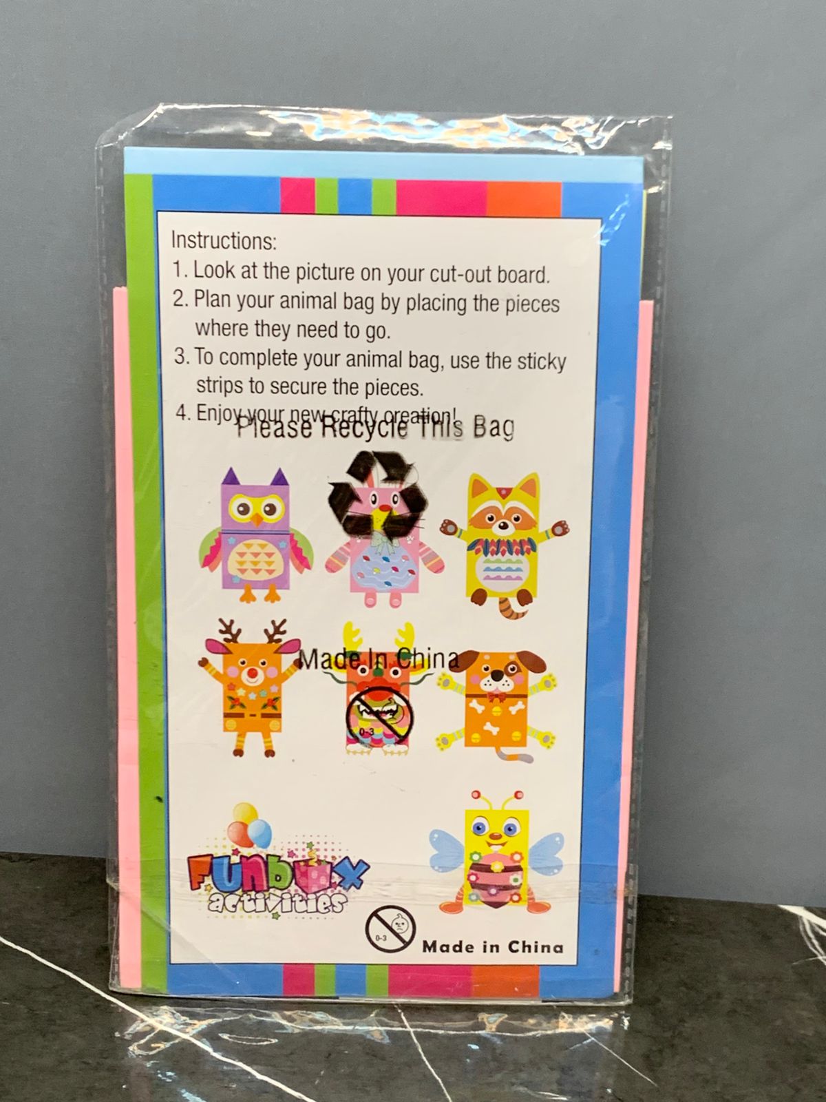 Funbox Activities: DIY Paper Animal Bag.
