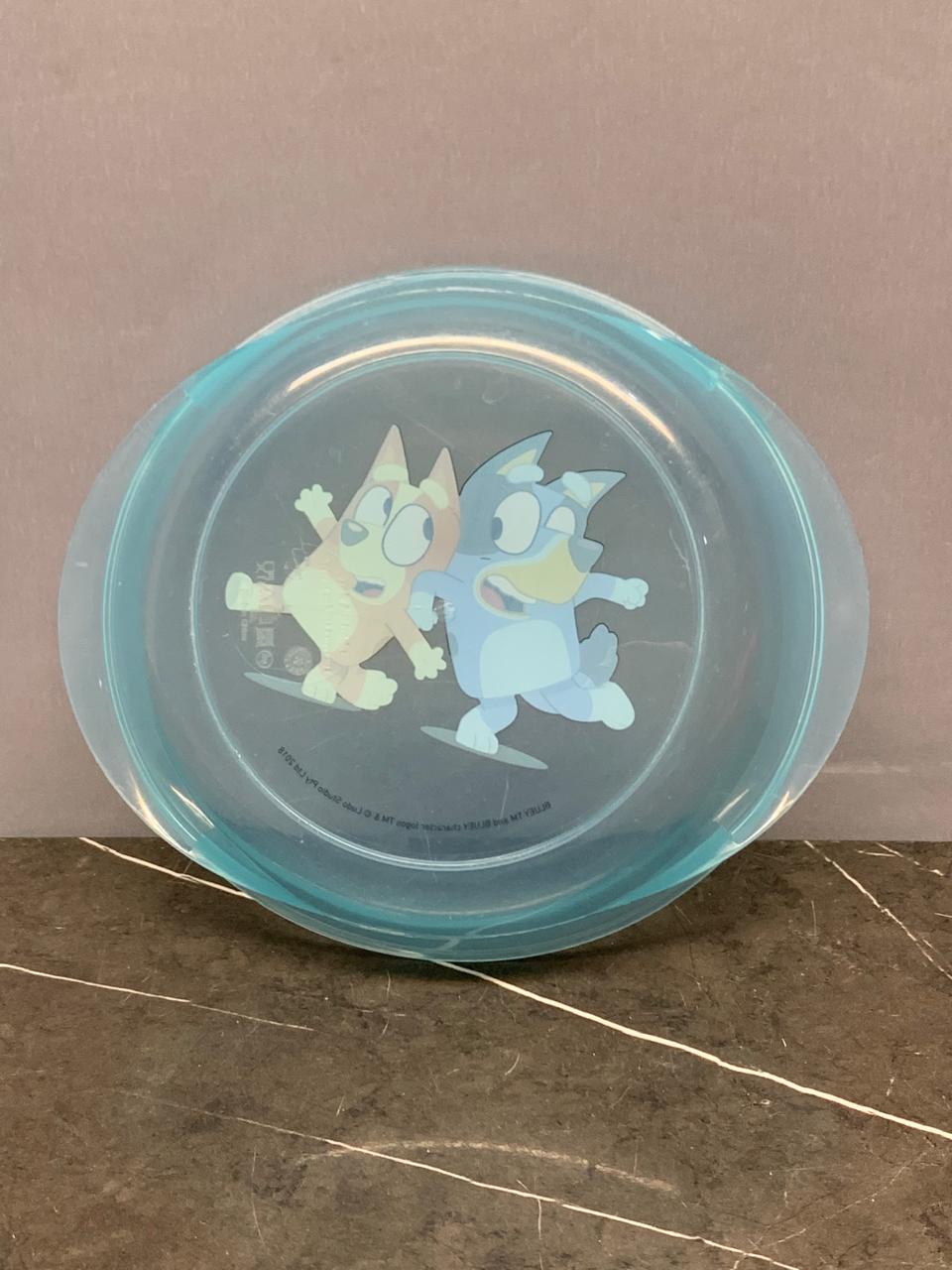 Bluey Melamine Plate. (9/10 condition, minor scratches)
