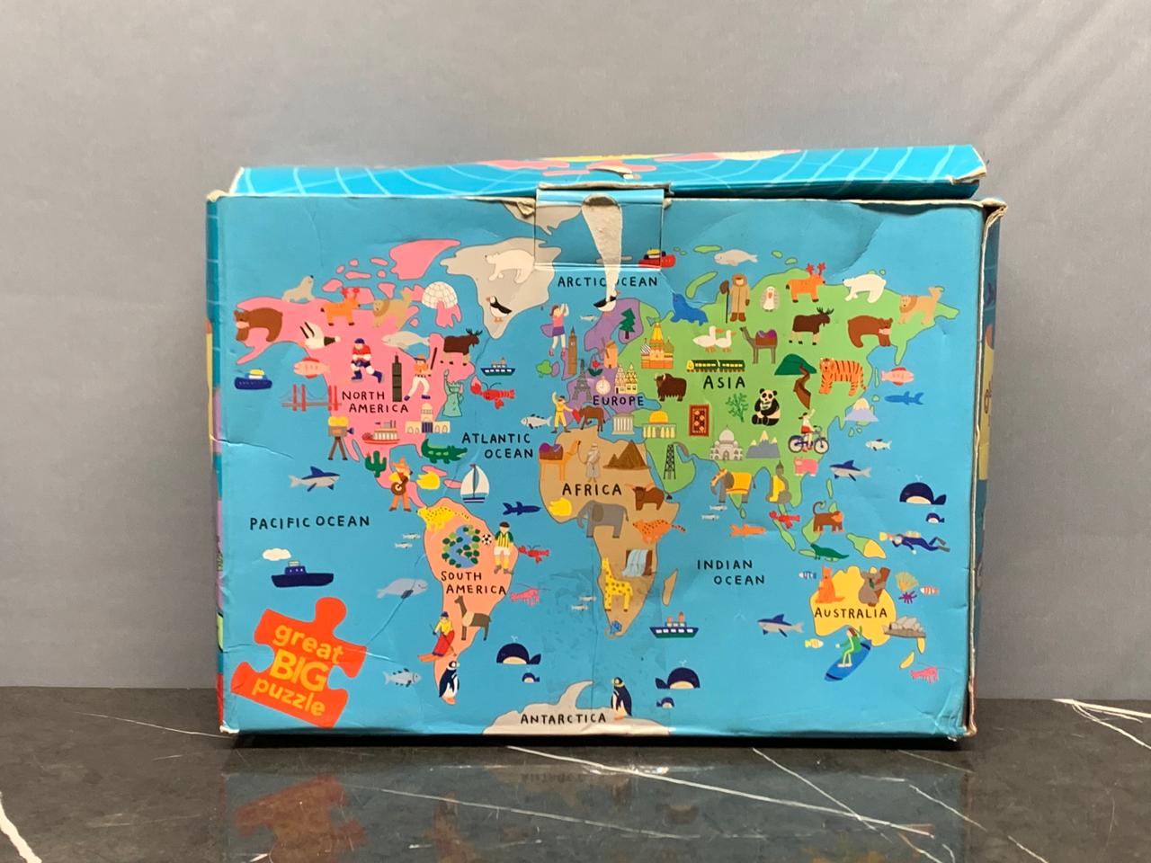 Our World Map Floor Puzzle.