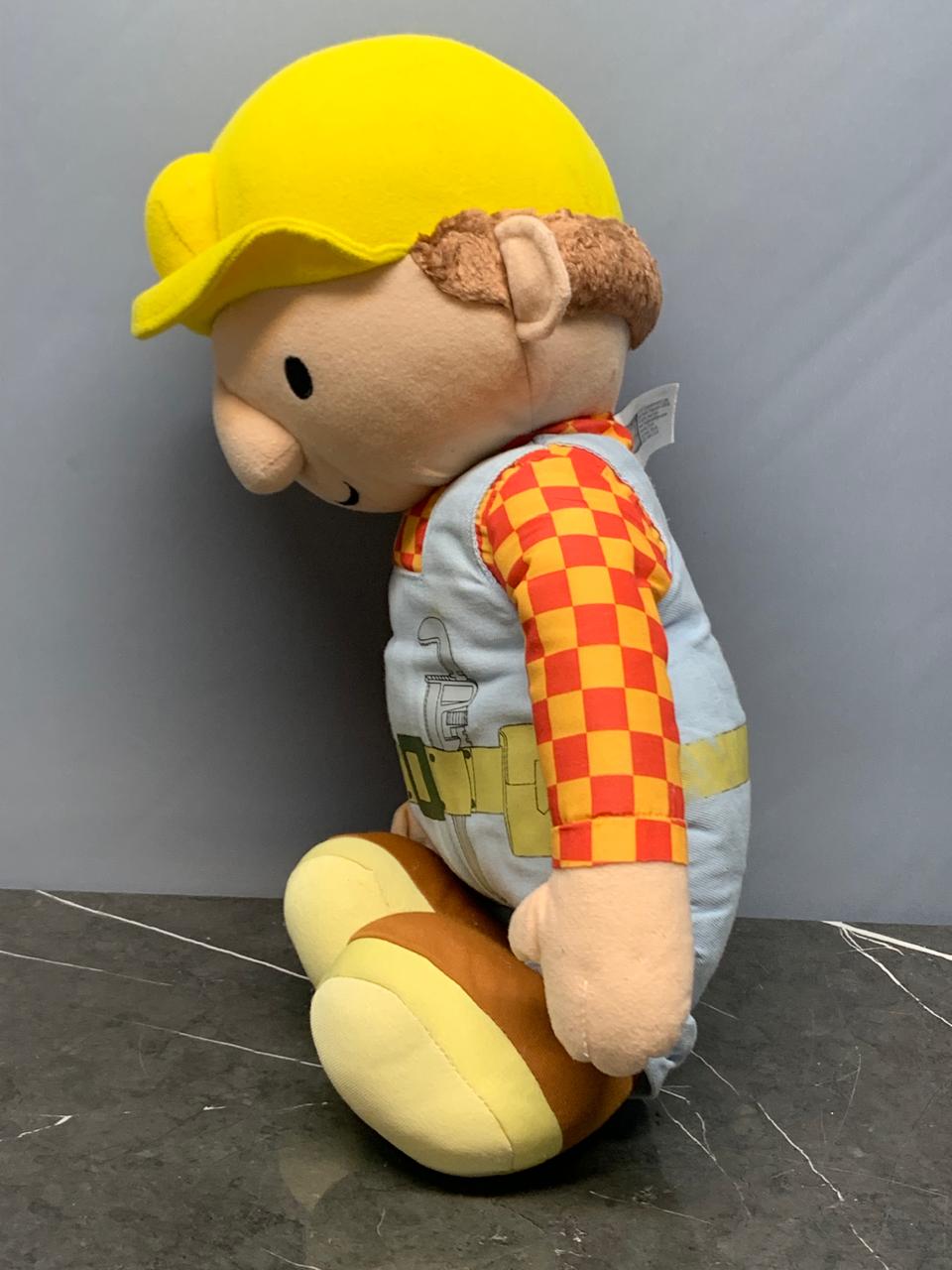 Bob the Builder plush toy.