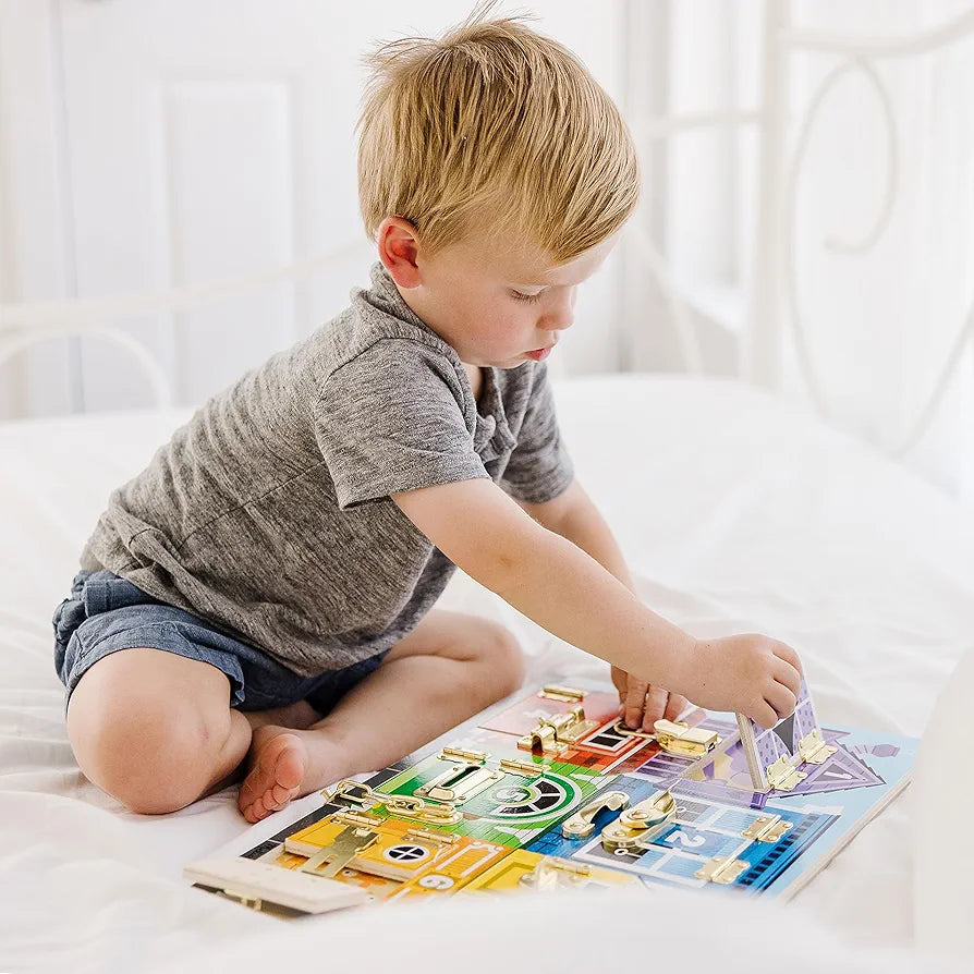 Melissa & Doug Wooden Latches Board. (500 advance)