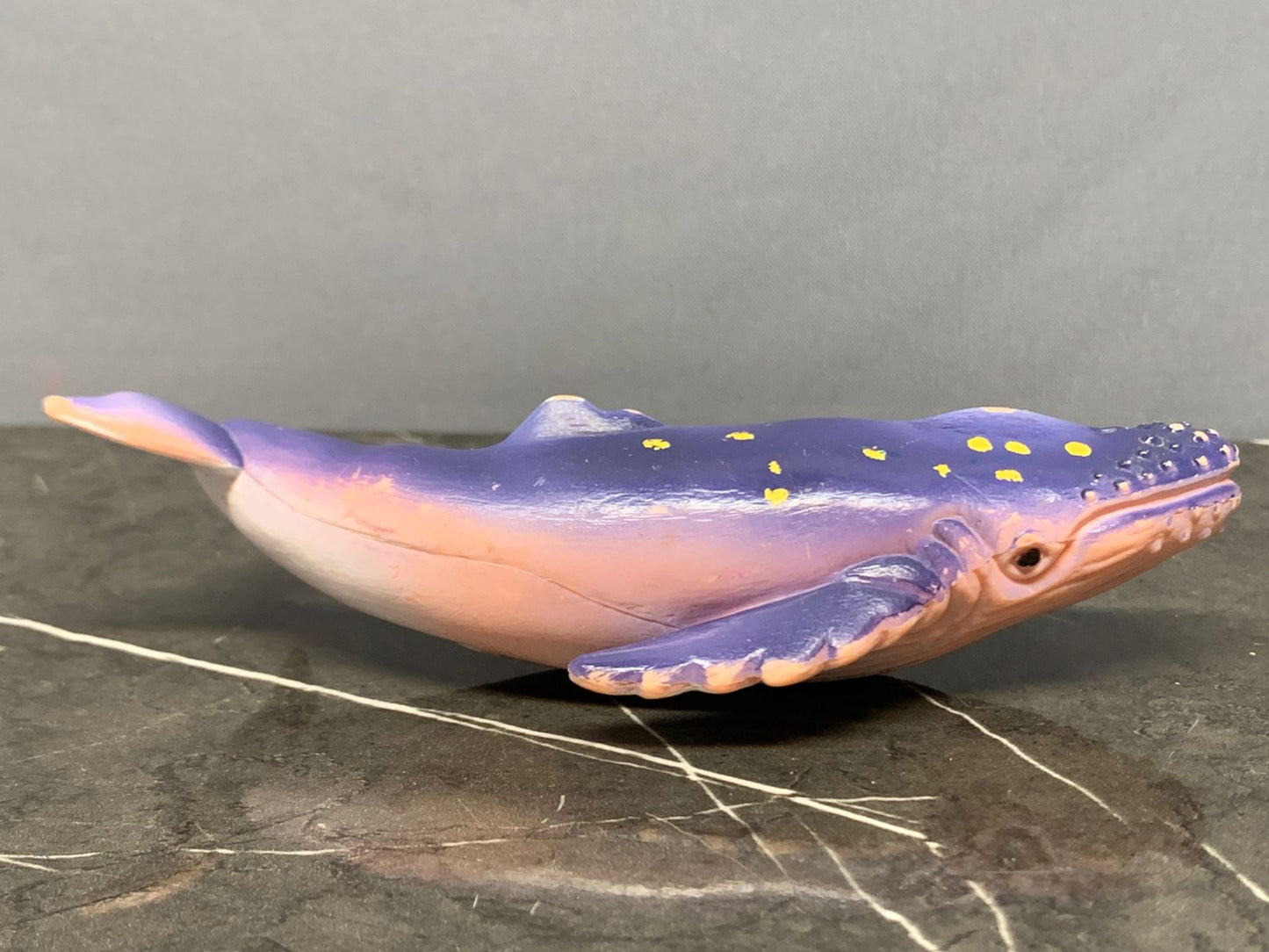 Purple Whale Figurine.