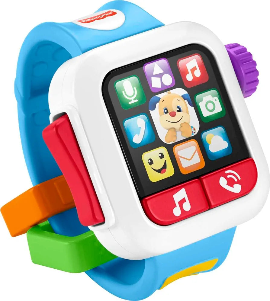 Fisher-Price Baby to Toddler Toy Laugh & Learn Time to Learn Smartwatch.