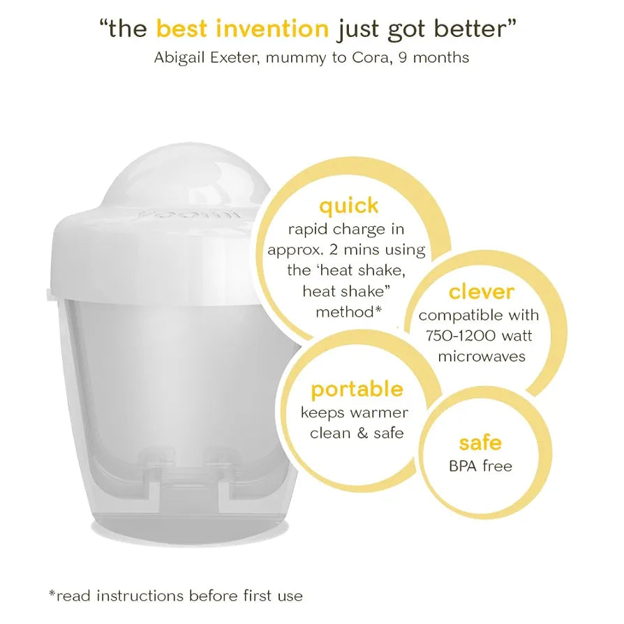Yoomi 8oz Warmer Slow Flow Teat Pod Feeding Bottle