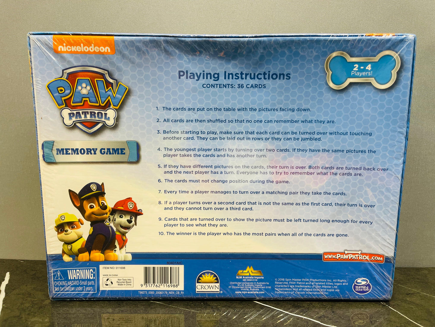PAW Patrol Memory Game