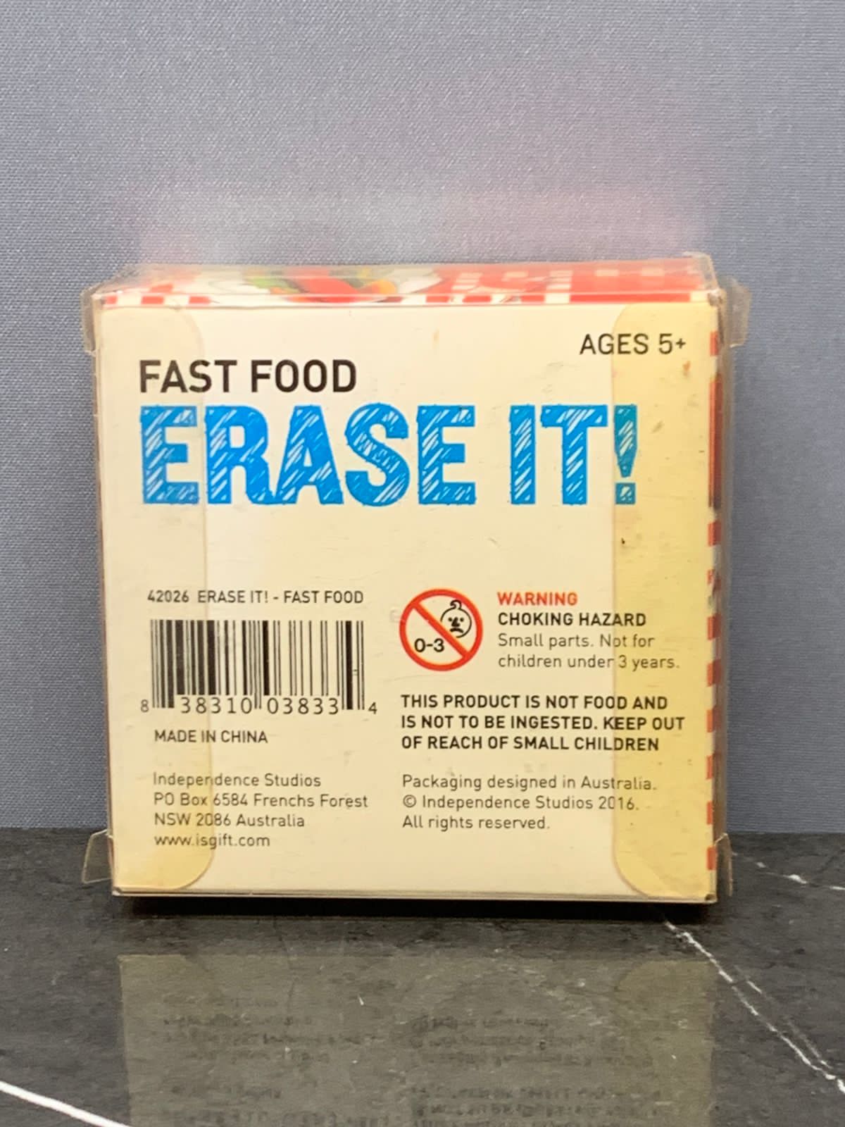 Fast Food Erase It!. SKU:BXL-061