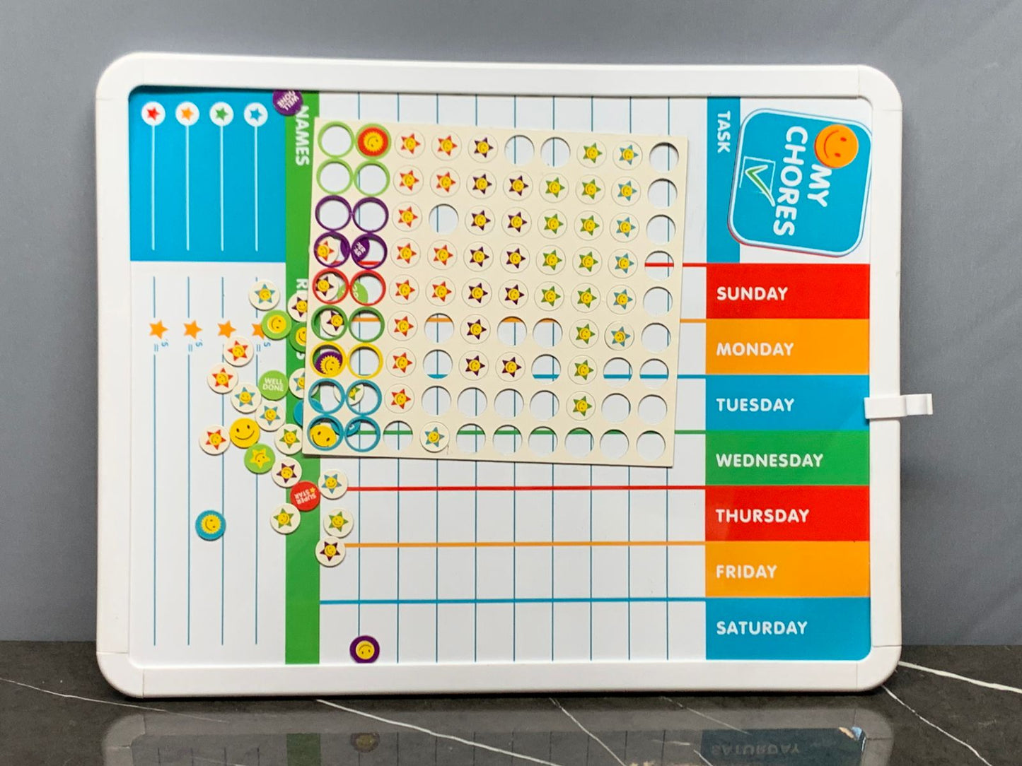 My Chores Magnetic Chart.