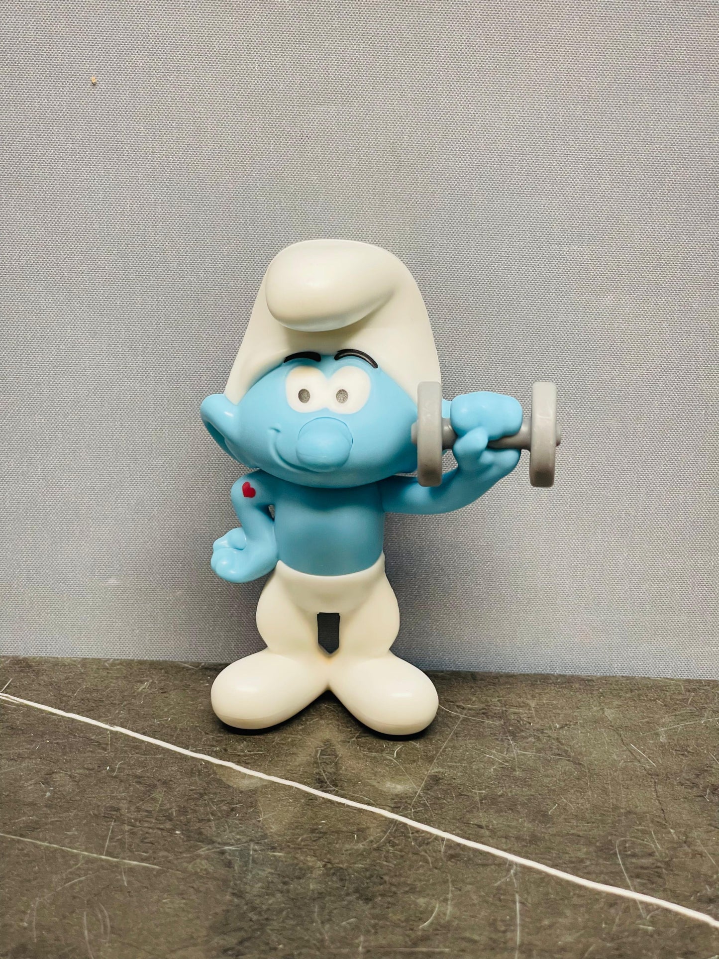 Hefty Smurf Figurine.