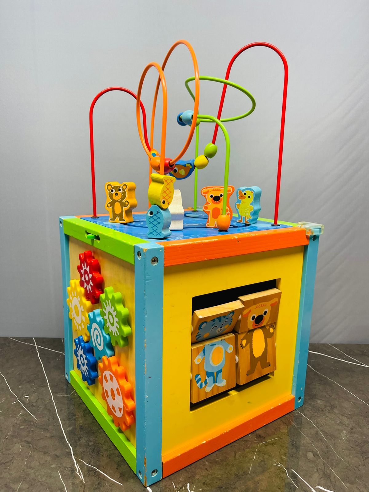 B.Toys Zany Zoo Wooden Activity Cube (Rs.500 advance Required)