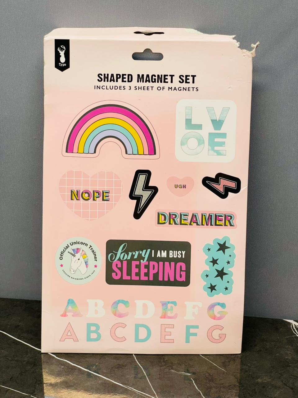 "Shaped Magnet Set". (Must check 2nd pic for missing part)