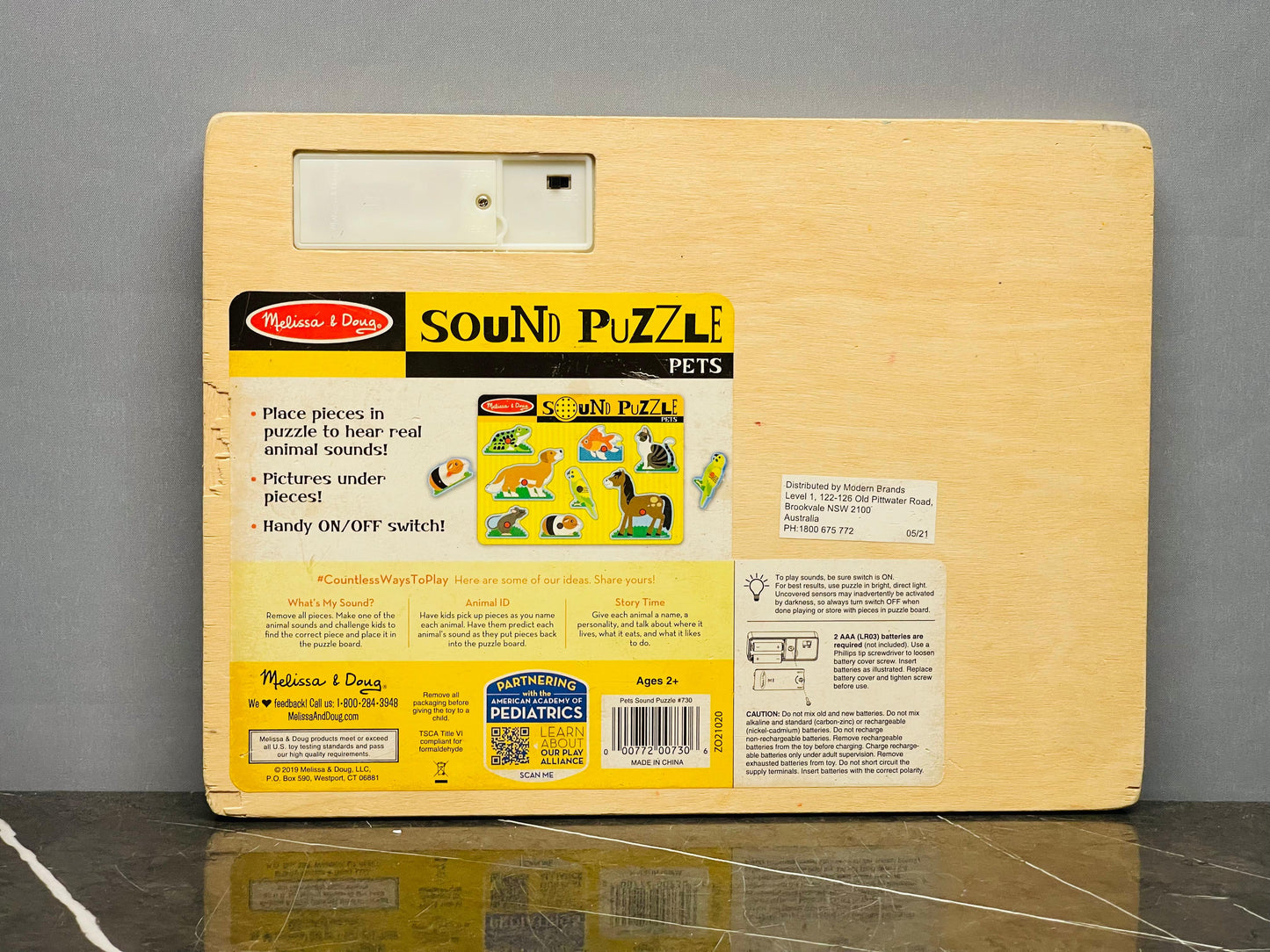 Melissa & Doug Pets Sound Puzzle.