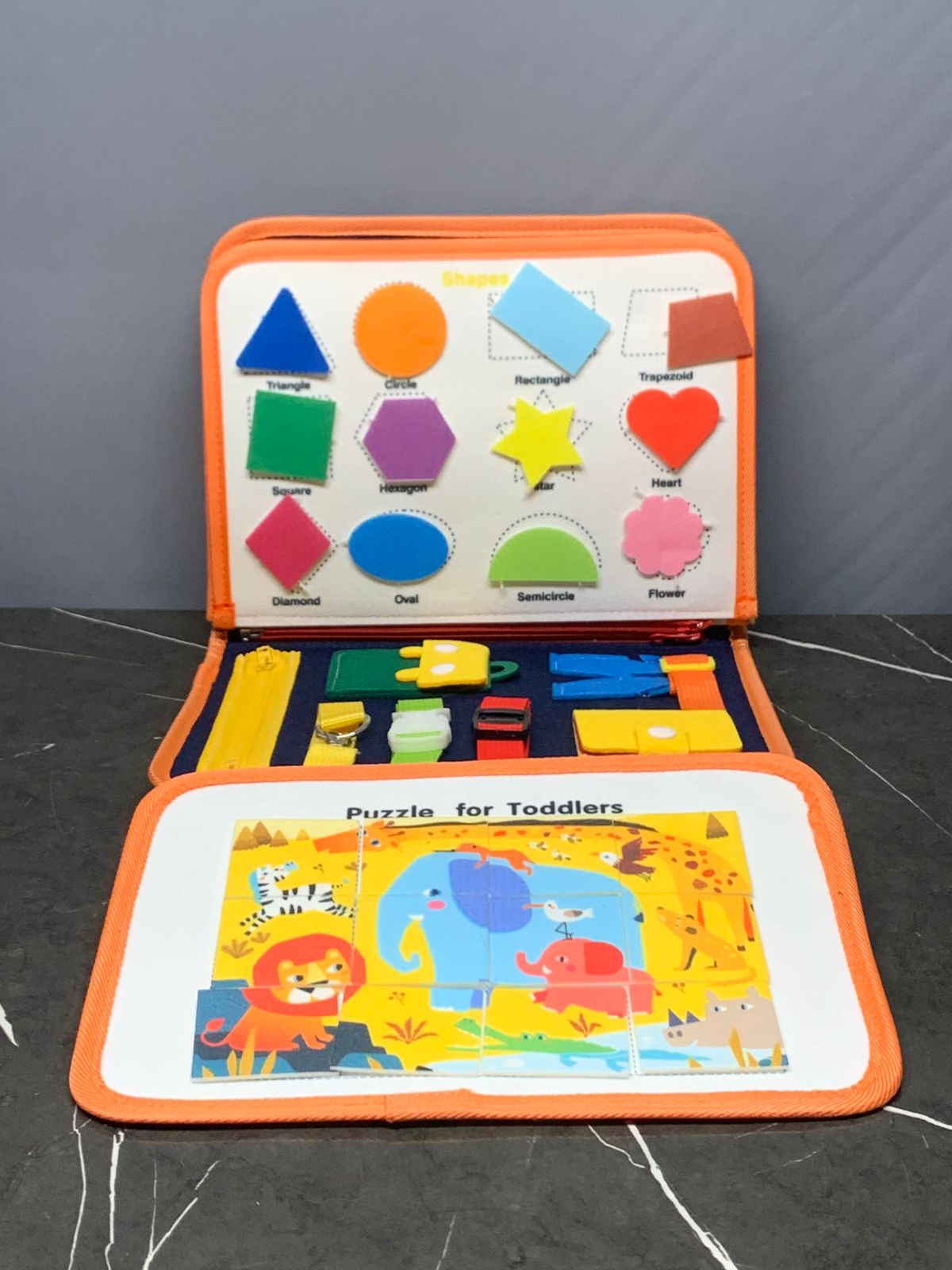 Smart Active Kids Busy Board - Animals