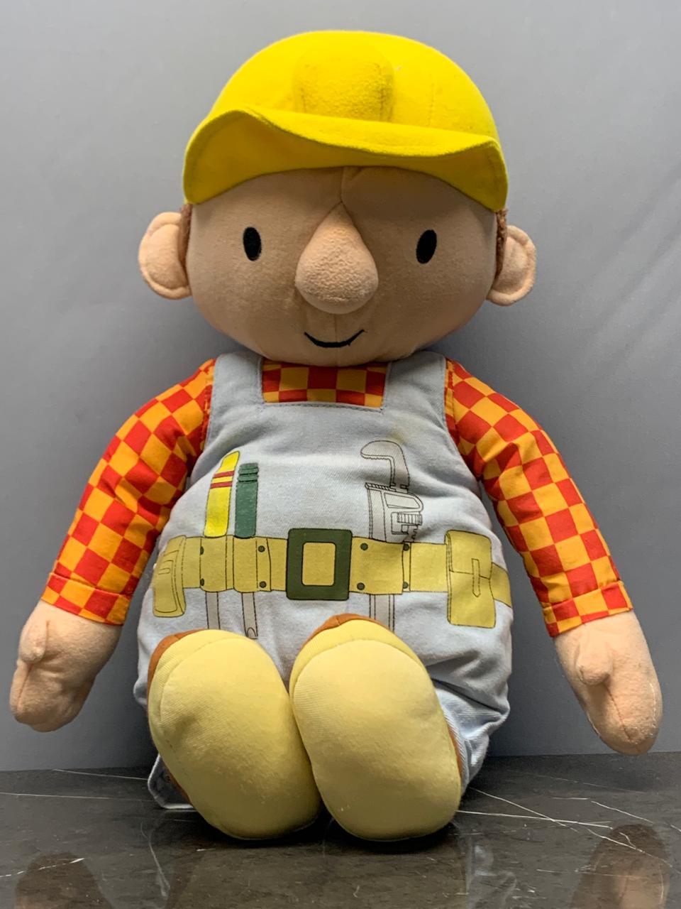 Bob the Builder plush toy.