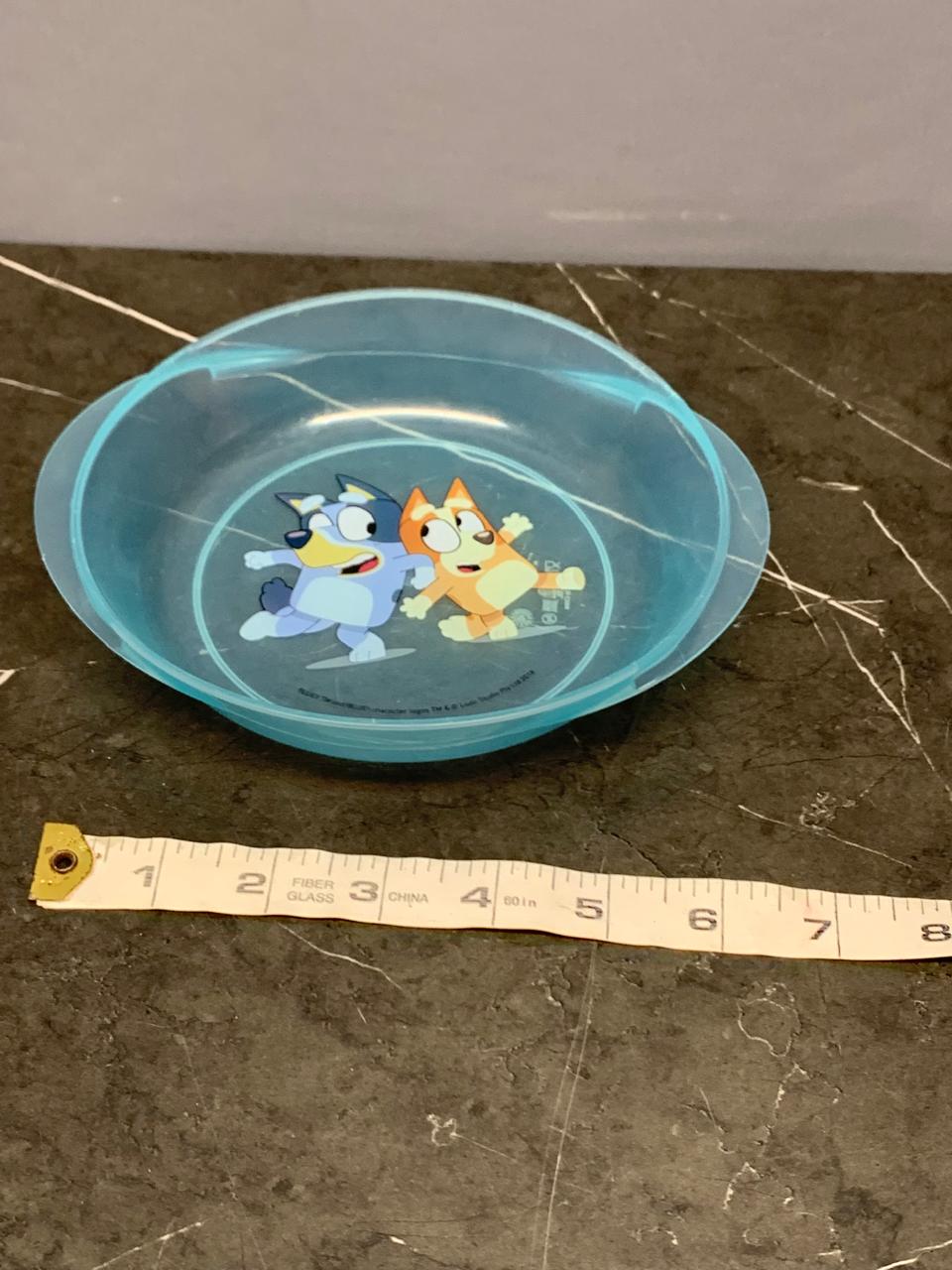 Bluey Melamine Plate. (9/10 condition, minor scratches)