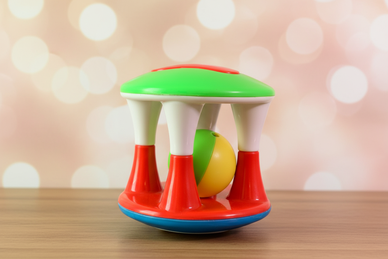 Baby Rattle Roller Toy. (Slightly damaged)