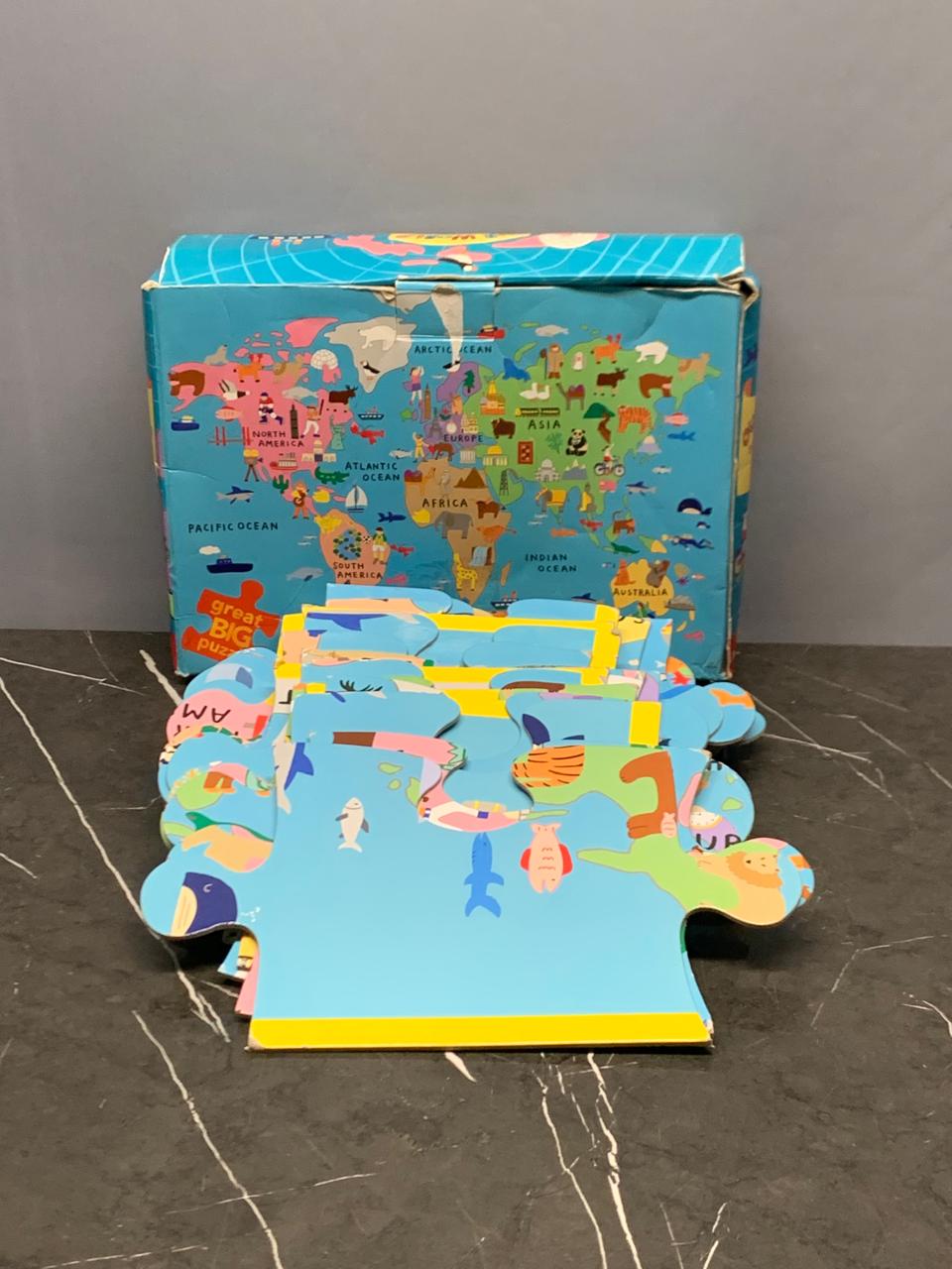 Our World Map Floor Puzzle.