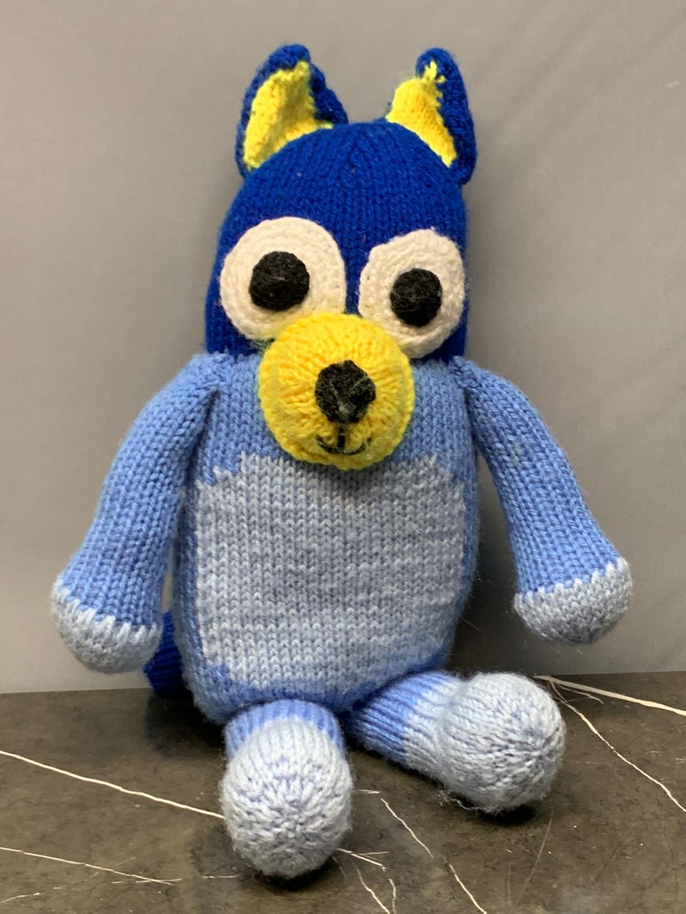 Handmade Bluey Plush.
