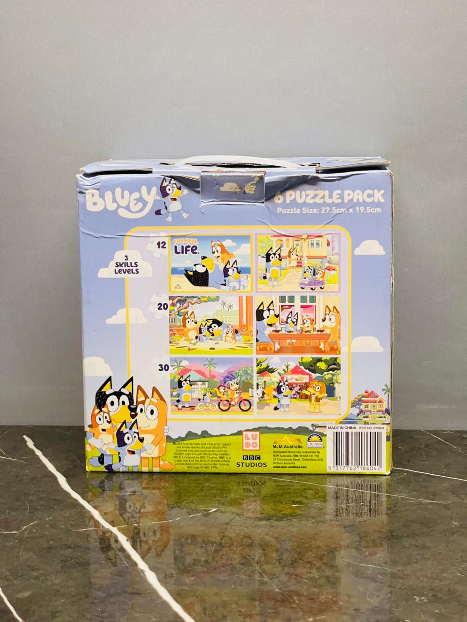 Bluey 6 Puzzle Pack.(new)(Rs 400 advance)