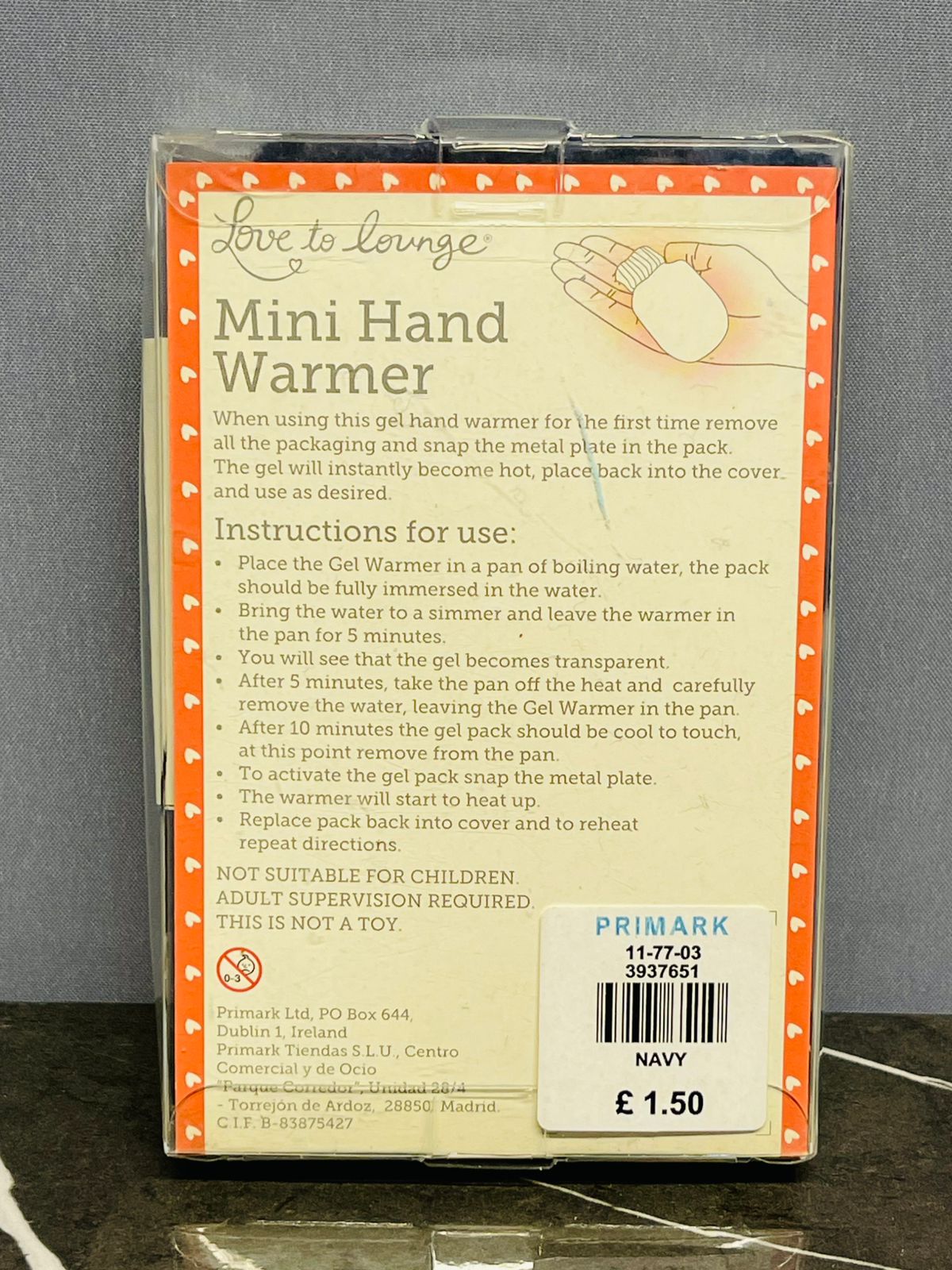 Love to Lounge Mini Hand Warmer