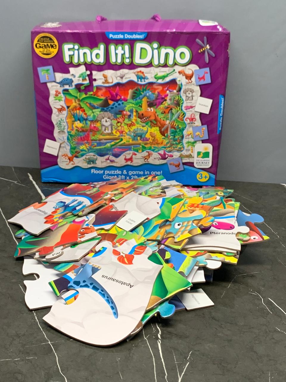 The Learning Journey Puzzle Doubles Find It - Dinosaurs Floor Puzzle.