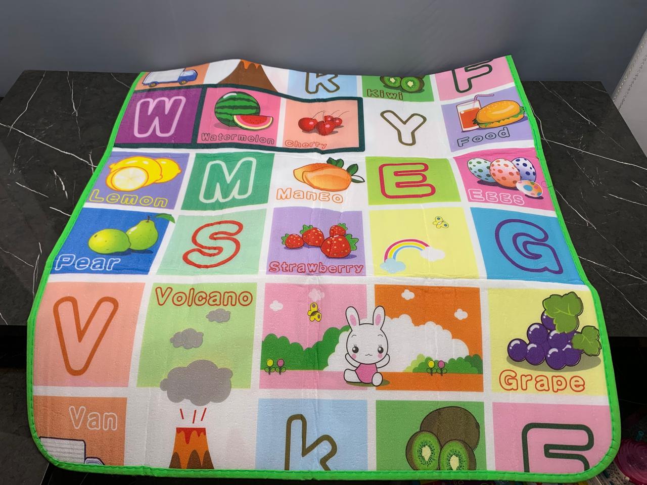 Double-Sided Educational Play Mat