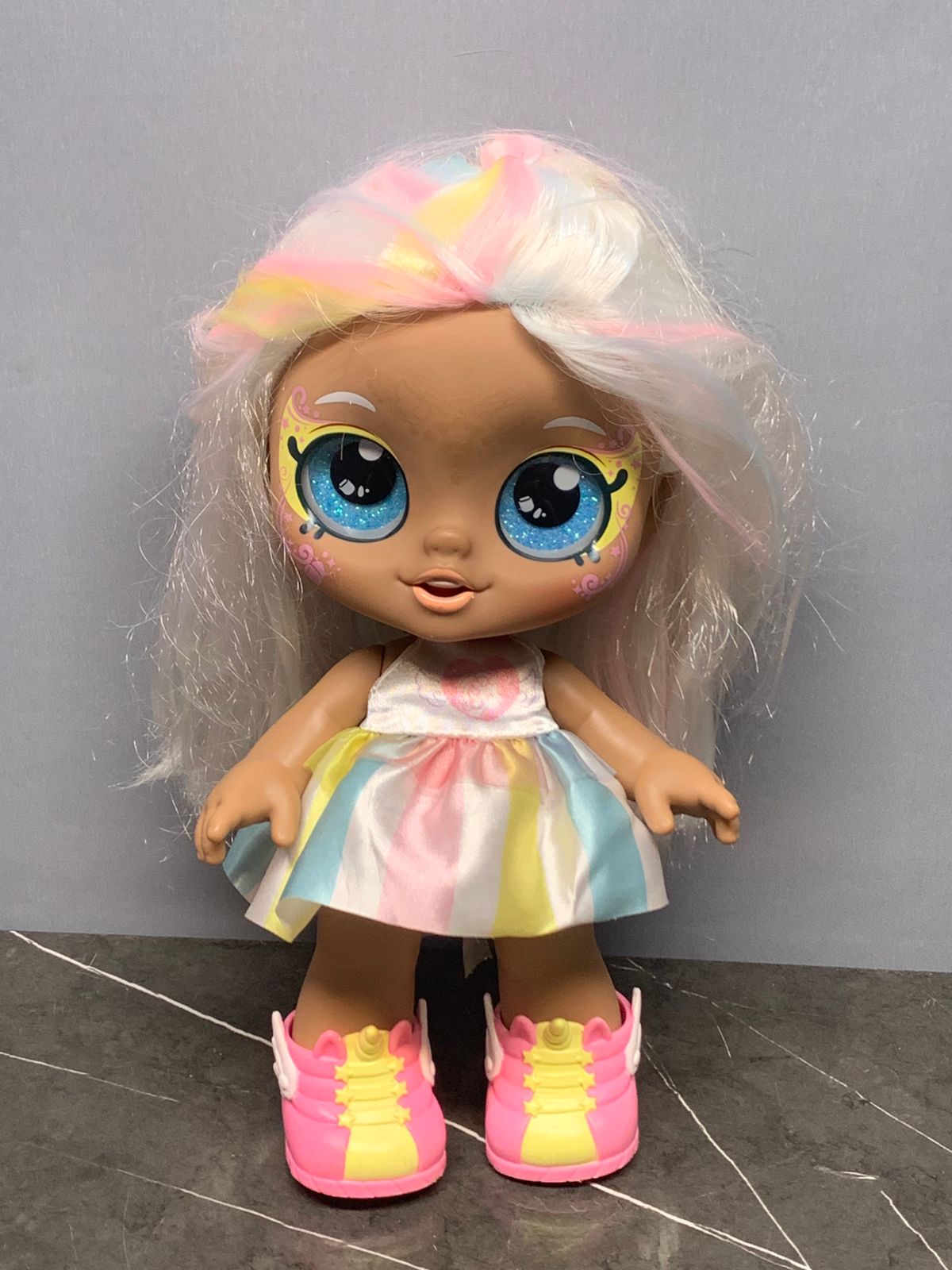 Kindi Kids Snack Time Friends Marsha Mello doll.