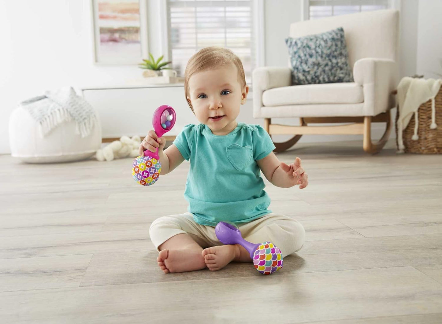 Fisher-Price Lion Rattle/Mirror Activity Toy