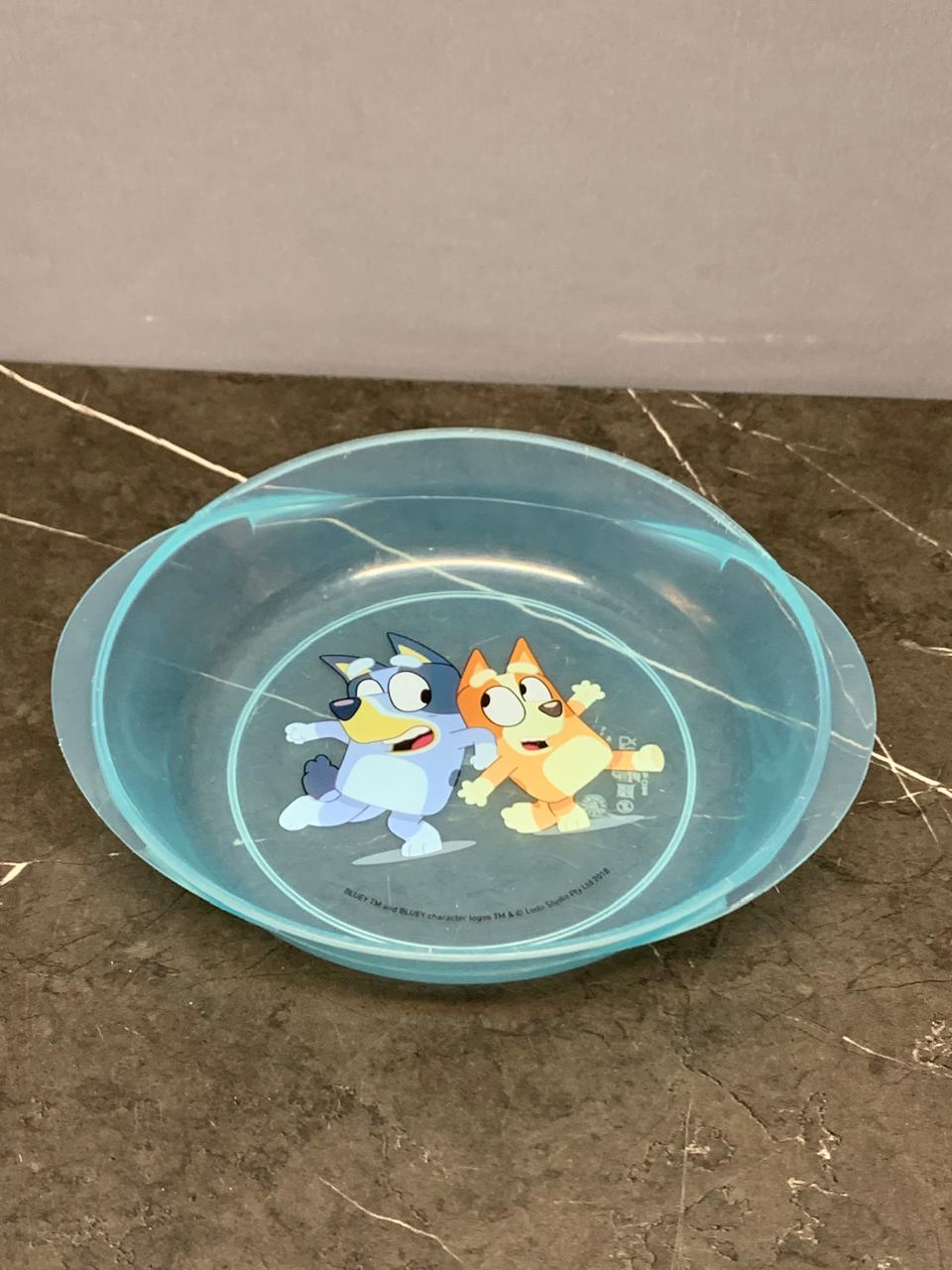Bluey Melamine Plate. (9/10 condition, minor scratches)