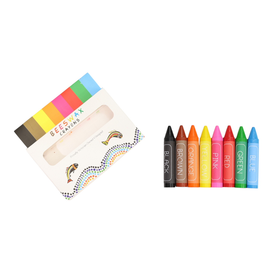Beeswax Crayons 8 pack (new)