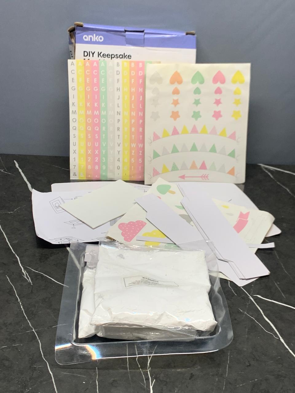 Anko DIY Keepsake Moulds kit.