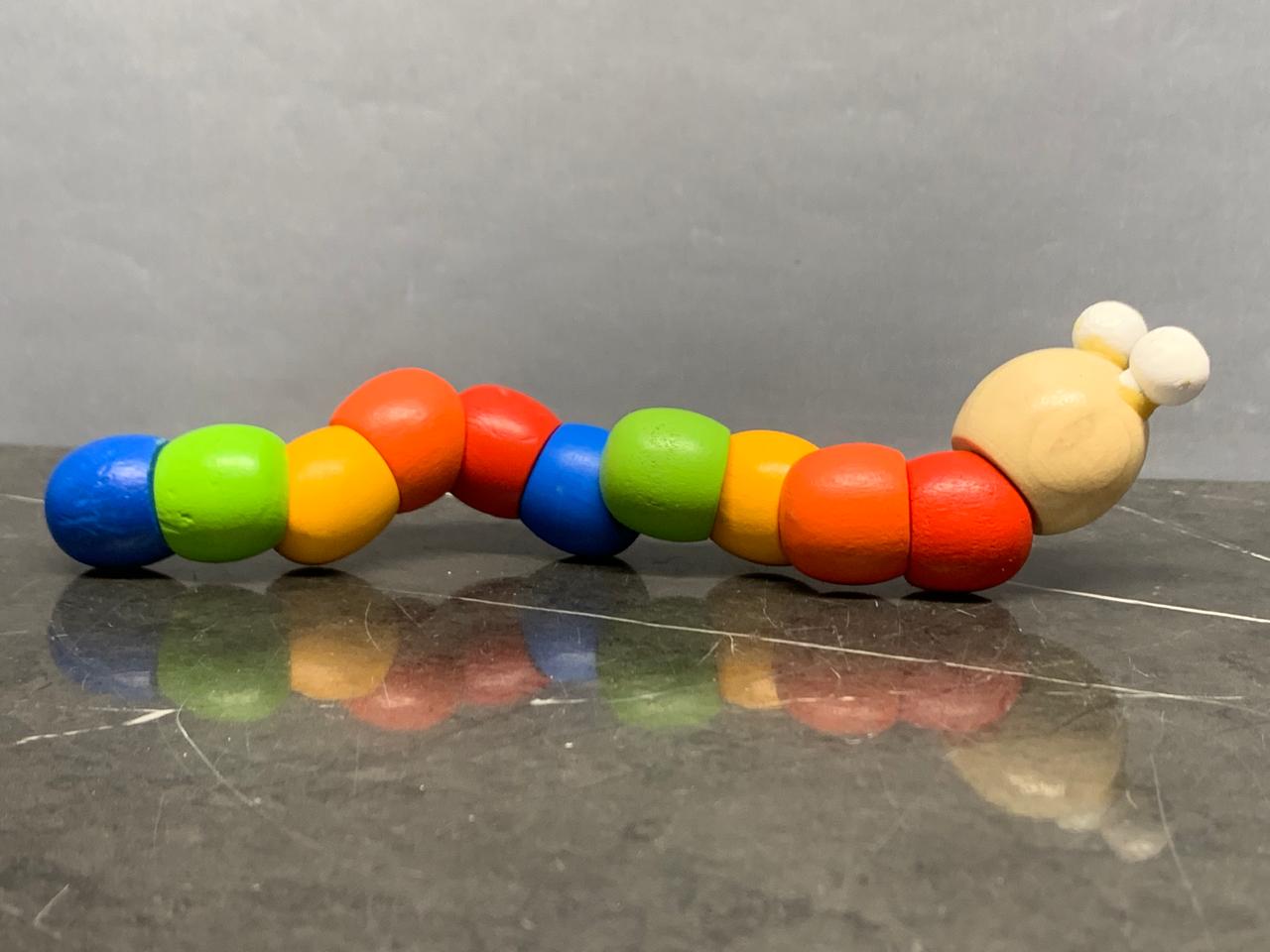 Wooden Caterpillar Toy.