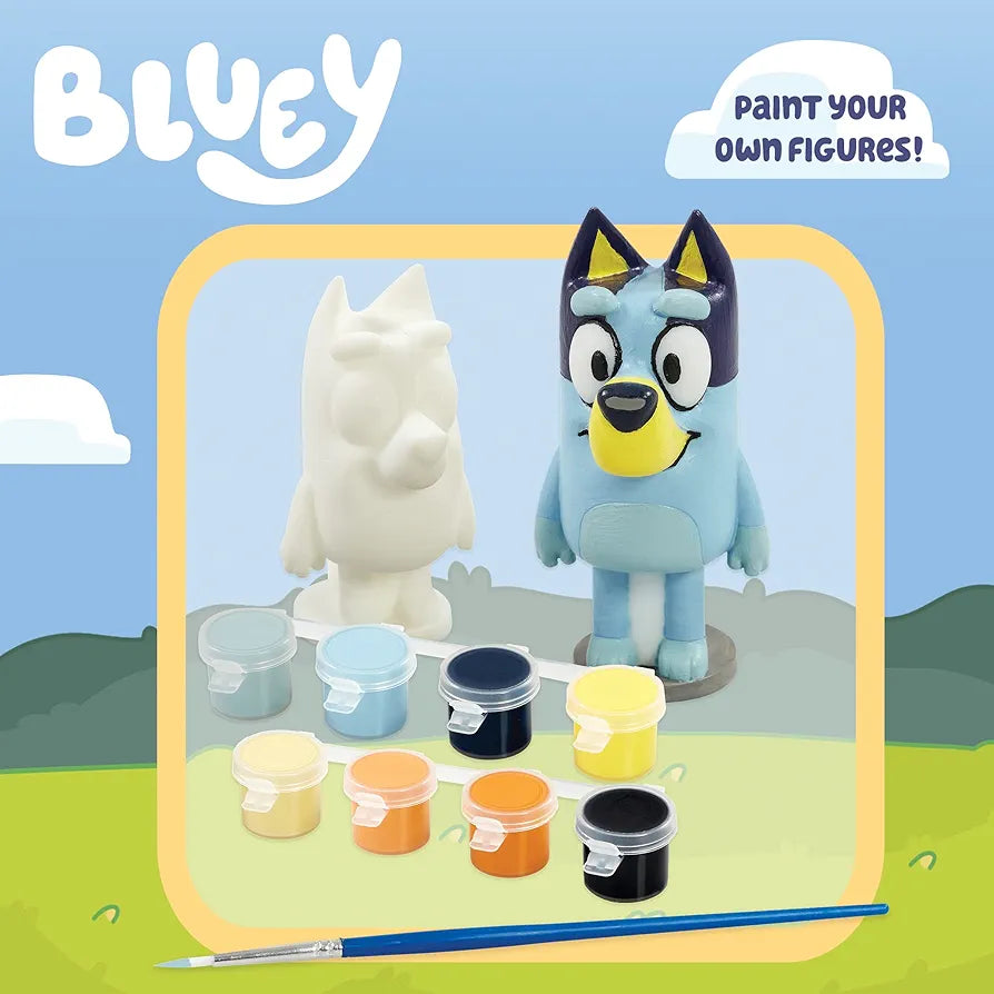Bluey Paint Your Own Bluey & Bingo Activity Set