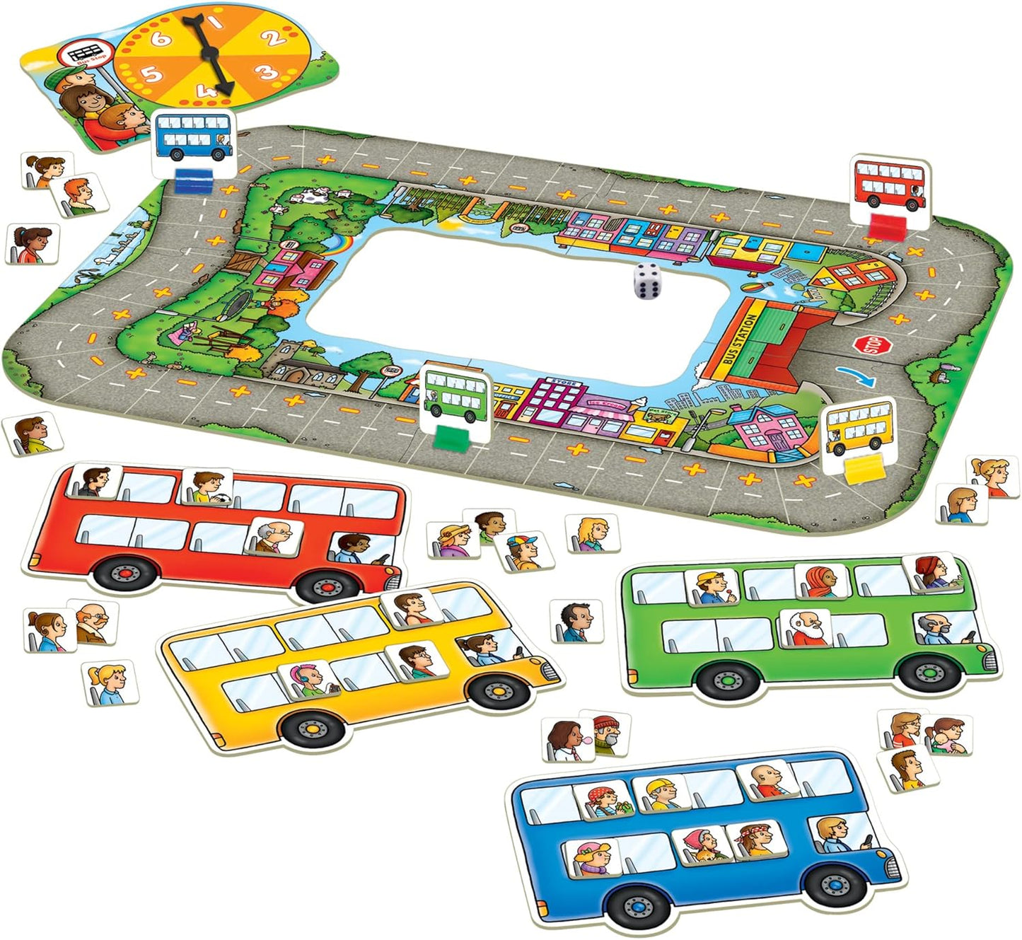 Orchard Toys Moose Games Bus Stop (few pieces missing)