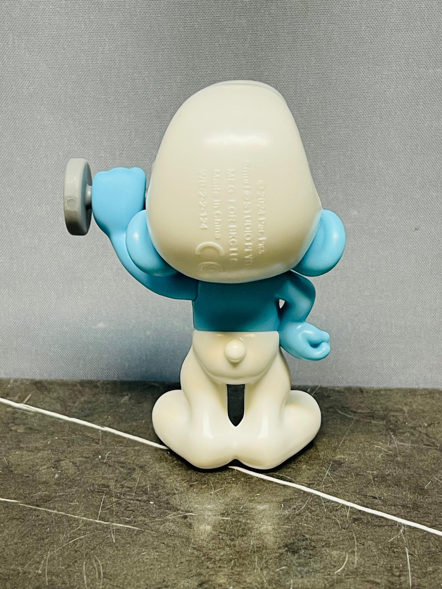 Hefty Smurf Figurine.