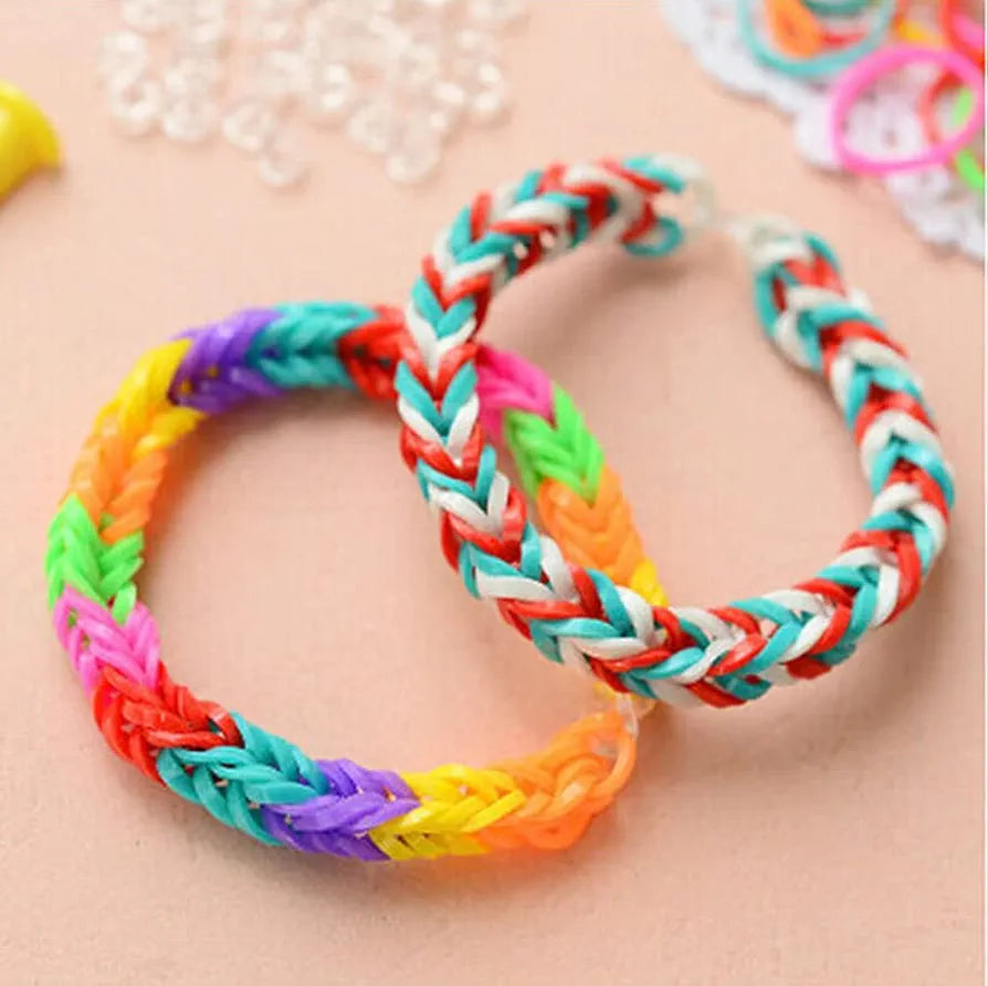 Multi-Color Elastic Band Bracelet Making Kit.