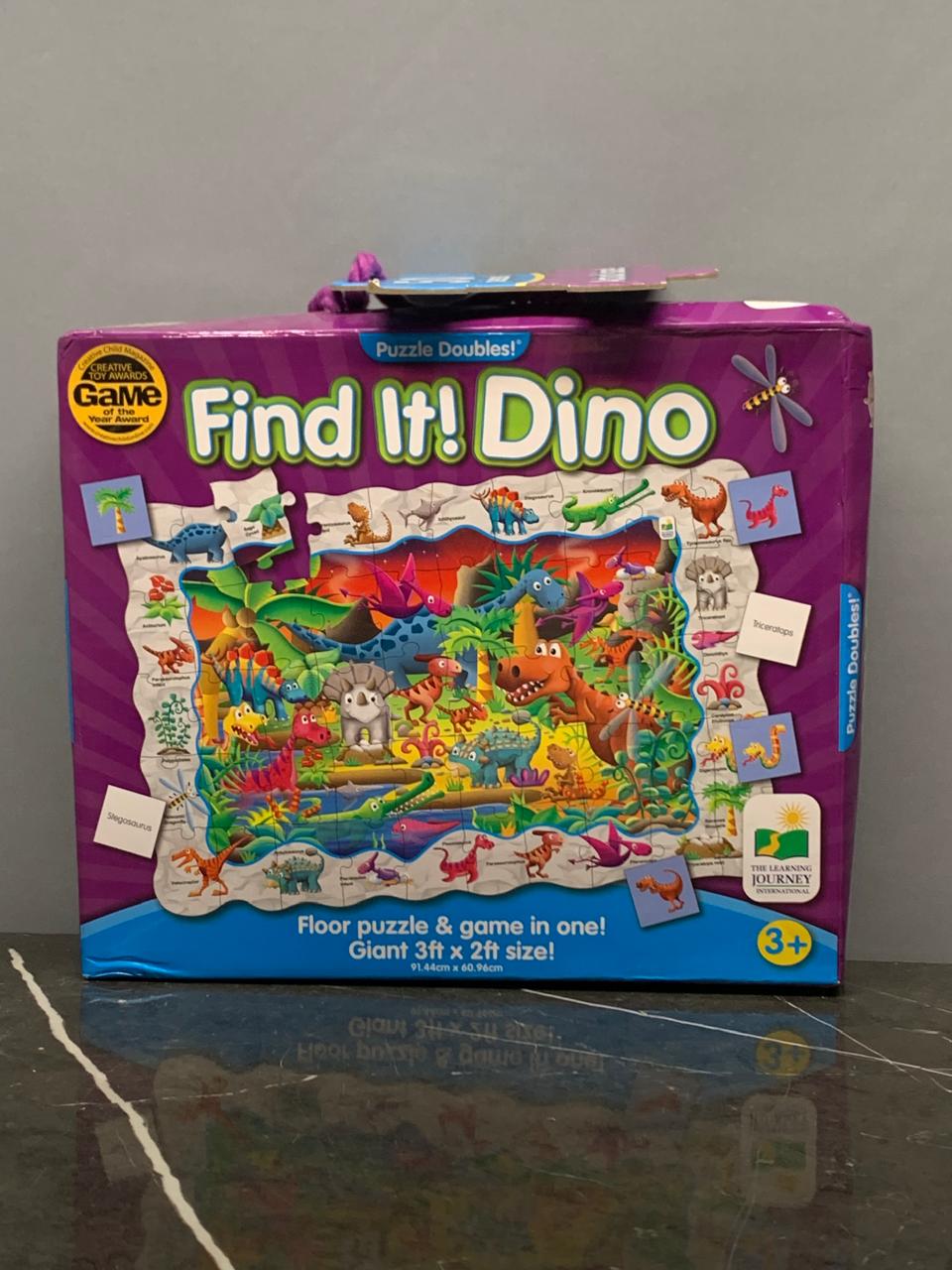 The Learning Journey Puzzle Doubles Find It - Dinosaurs Floor Puzzle.