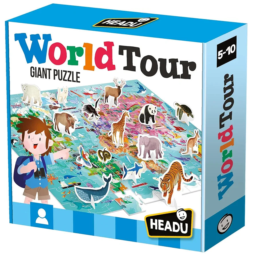 Headu World Tour Giant Puzzle.