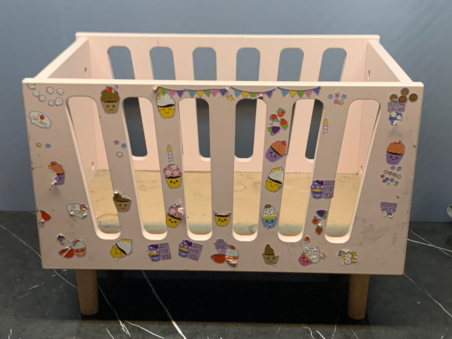 DONE BY DEER TINY COT DOLLS BED (For Isb/rwp only)(Rs 500 advance )