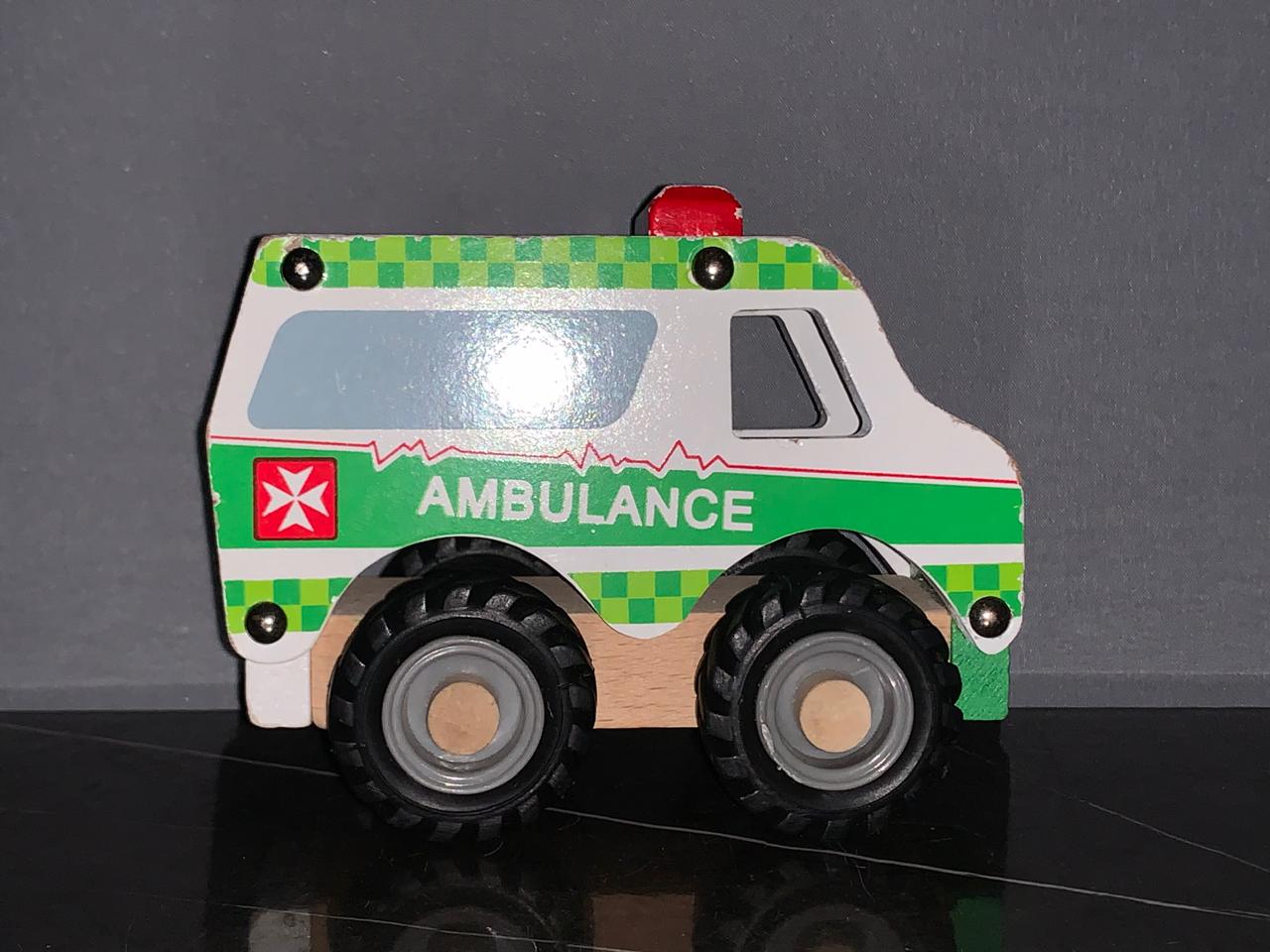 Koala Dreams Wooden Ambulance .