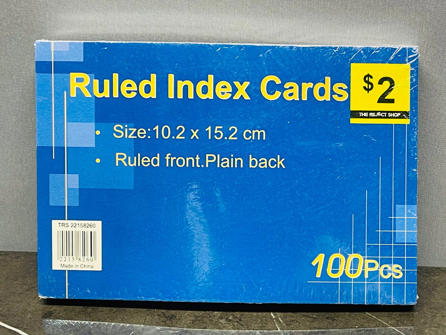 Ruled Index Cards - 100 Pieces
