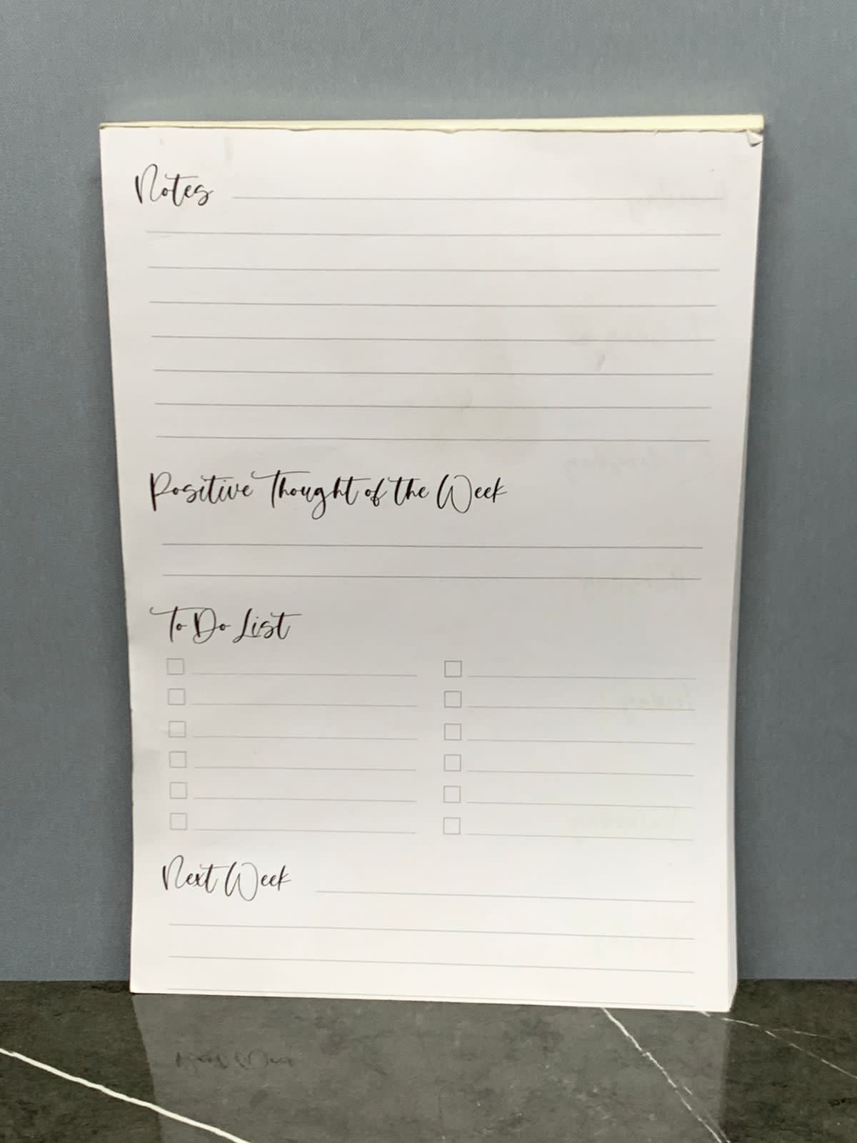 Weekly Planner.