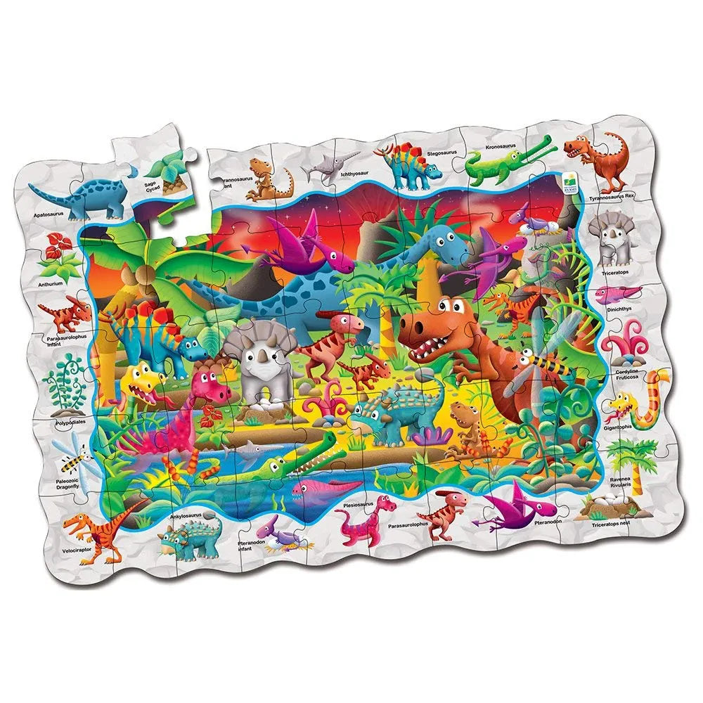 The Learning Journey Puzzle Doubles Find It - Dinosaurs Floor Puzzle.