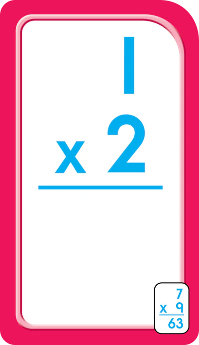 School Zone Multiplication 0-12 Flash Cards. SKU:BXL-029