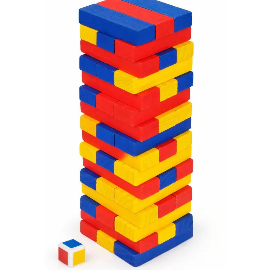 Cardinal Rainbow Jumbling Tower.(42 pieces) ( Rs 150 advance)