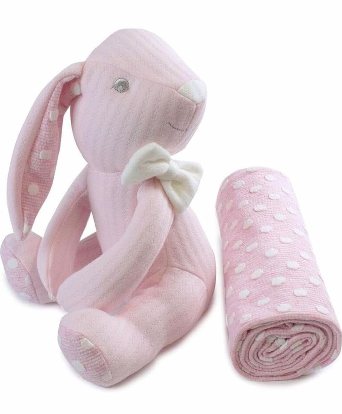 Bubba Pink Soft Cuddles 2pc Baby Gift Set