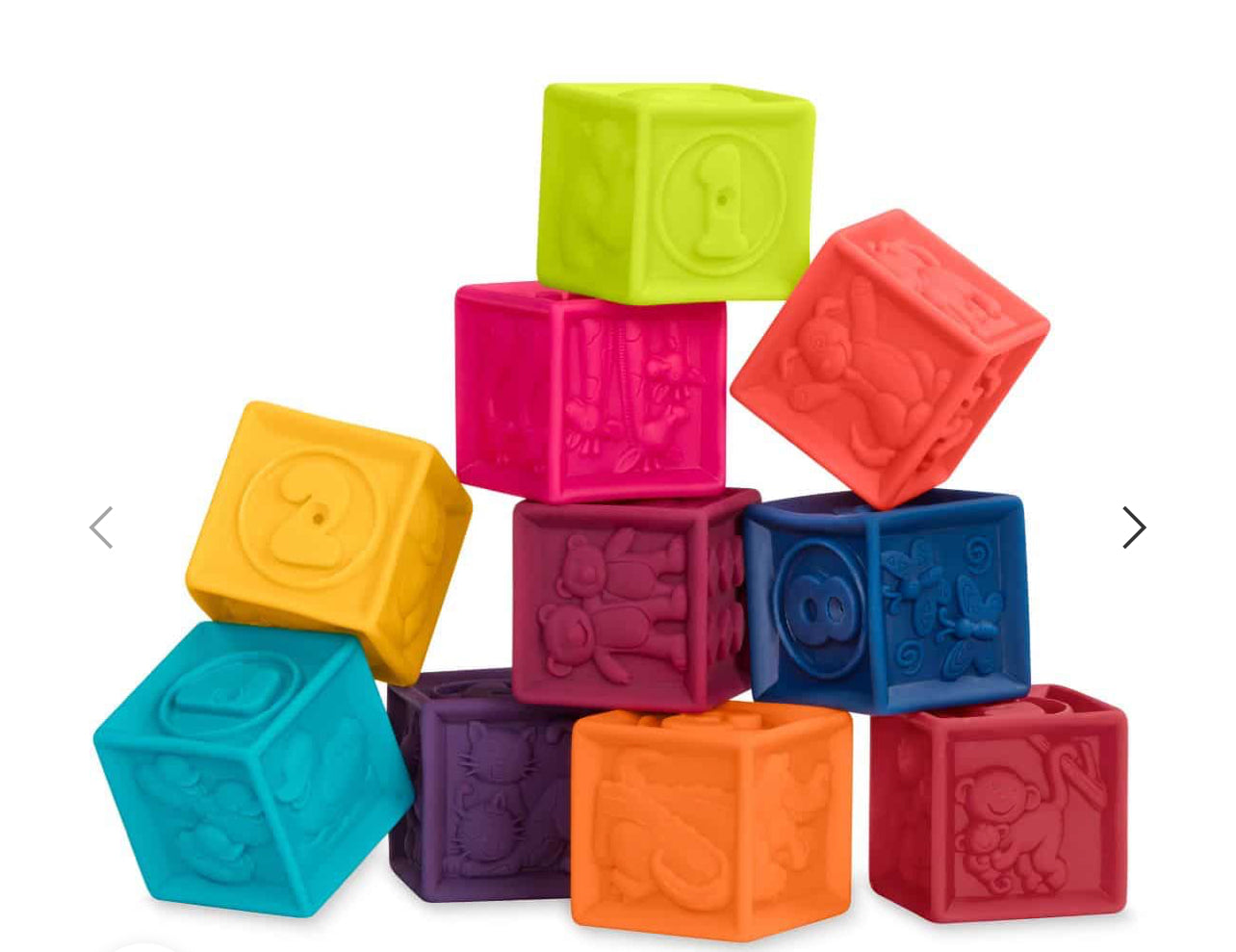 One Two Squeeze | 10 Baby Blocks | B. baby (0ne block(4) missing)