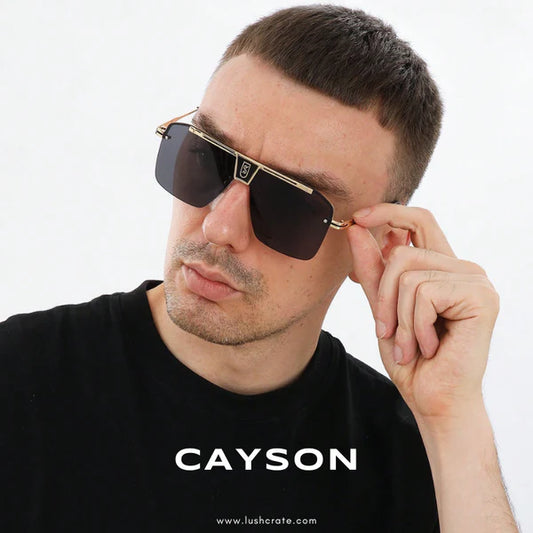 Original Lush Crate Cayson Square Navigator Sunglasses. (350 advance) SKU:BXL-058