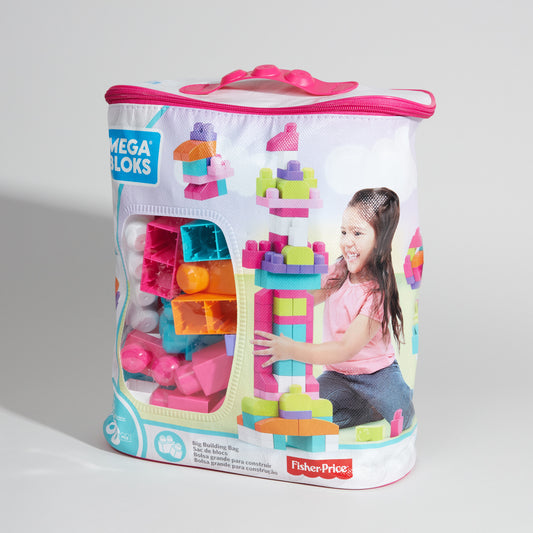 Fisher-Price Mega Blocks 80-Piece First Builders Building Bag Playset. (500 advance)